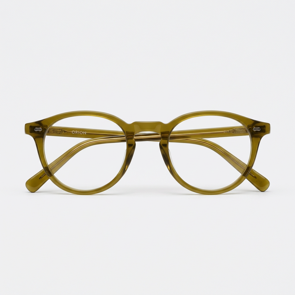 Monture optique Orion en acétate vert olive monad